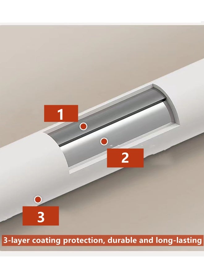 Kutis 5-Tier  Metal Storage Rack Corner Shelving  Display Stand Storage Shelves  For Living Room Bedroom Steel 34.5x34.5x169cm - Image 3